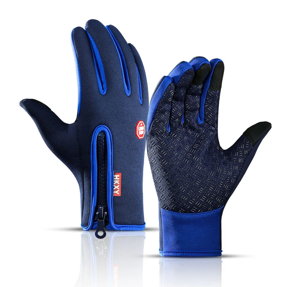 Guanti Da Ciclismo Invernali Con Supporto Al Polso E Touch Screen Antivento Antiscivolo Con Dita Intere