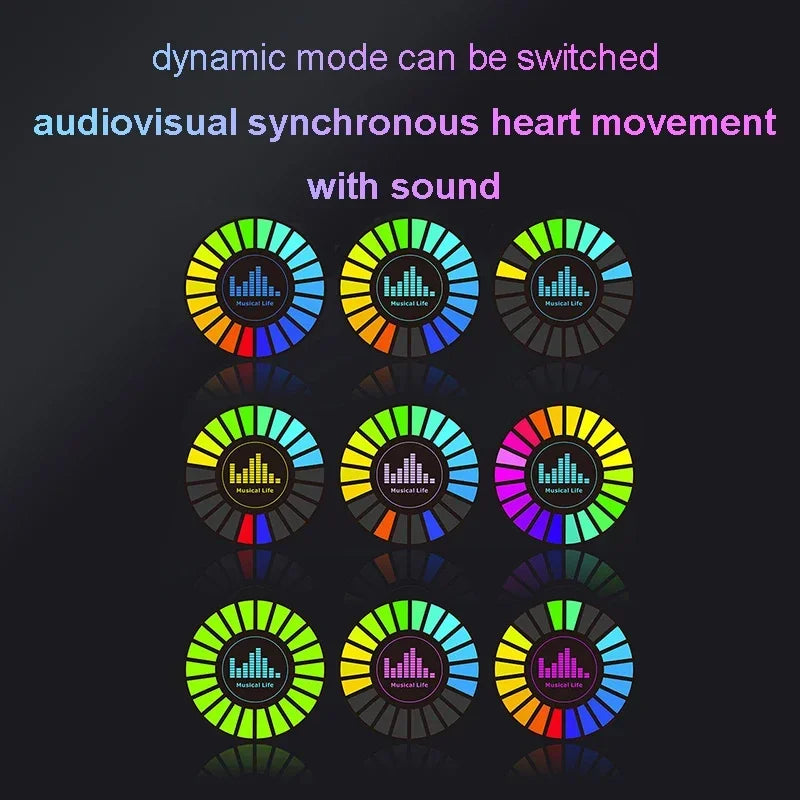 Lampada Magnetica Per Aromaterapia RGB Rotonda Ricaricabile Per Presa D Aria Auto O Stanza