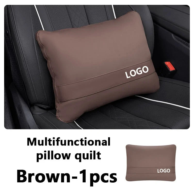 Cuscino Lombare Pieghevole Multifunzionale Per Auto Con Cuscino Trapuntato E Coperta Interna