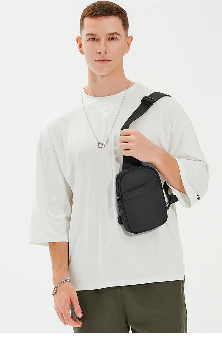Marsupio Multifunzionale 2In1 Borsa Da Viaggio Per Esterni Uomo Donna Borsa A Tracolla Piccola Casual