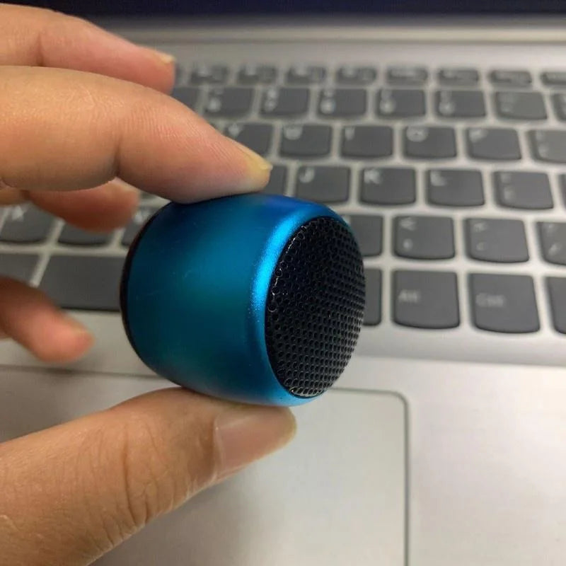 Mini Altoparlante Bluetooth Senza Fili Portatile In Metallo Lettore Musicale Per PC E Smartphone