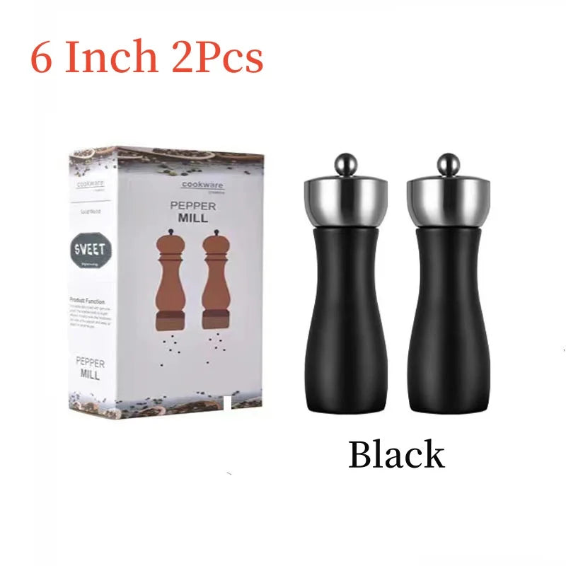 Set Di Macinapepe Manuale Per Sale E Pepe In Ceramica Regolabile Con Testa In Acciaio Inossidabile 304 Domestiche