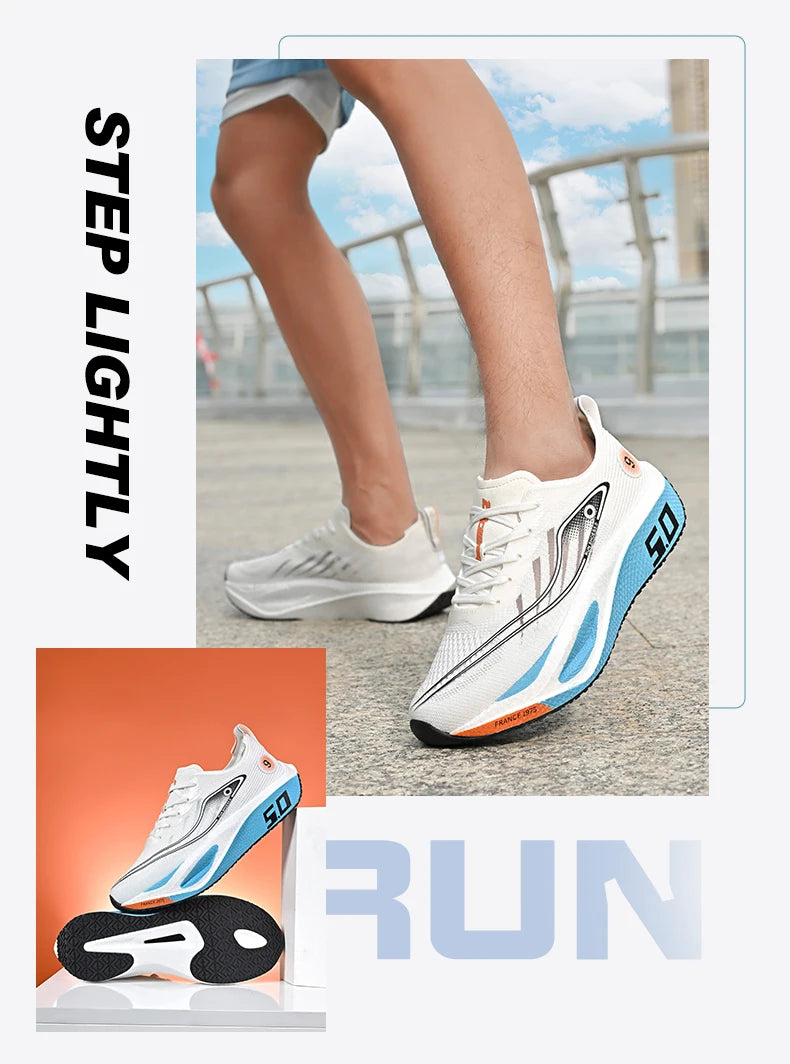 Scarpe Da Corsa Unisex Per Uomo E Donna Con Piastra In Carbonio Ammortizzanti Per Maratona Allenamento Atletica Leggera