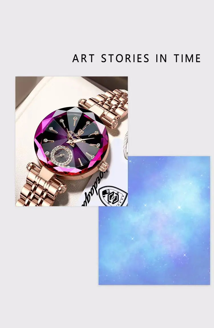 Orologio Da Donna Di Lusso POEDAGAR Impermeabile Al Quarzo Casuale Elegante Con Scatola Inclusa