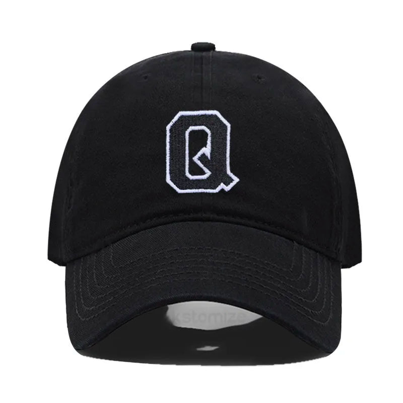 Berretto Da Baseball Unisex Ricamato Lettera AZ Cotone Morbido Alta Qualità Protezione Solare Snapback
