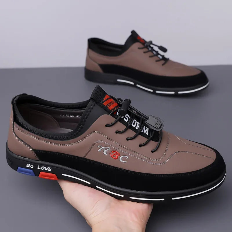 Scarpe Da Uomo Extra Large In Pelle Con Fondo Morbido Primavera Autunno Nuovo Stile 46 47 48 Suola In Gomma Impermeabile