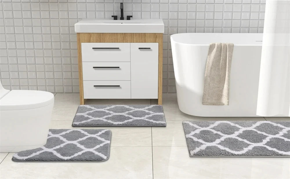 Kitinjoy Tappeto Da Bagno Morbido E Spesso Antiscivolo Per Camera Da Letto Decorazione Del Pavimento Impermeabile