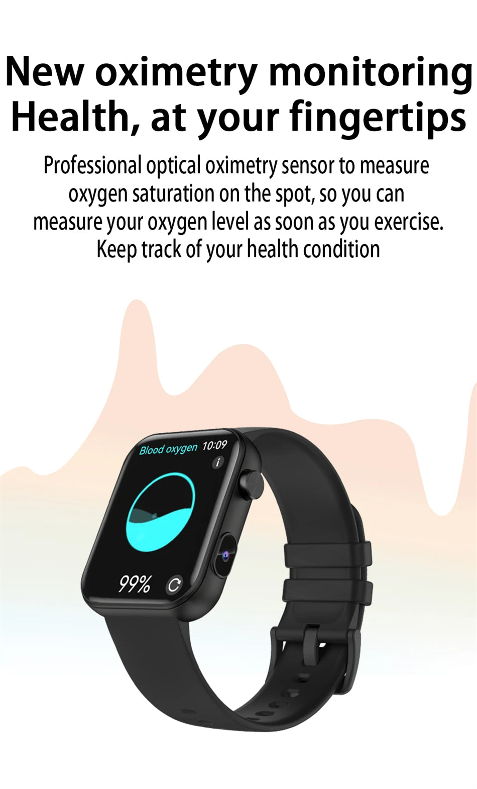 Nuovo Smartwatch Fotocamera per Uomo e Donna Registrazione Foto e Video Fitness Salute Impermeabile Chiamate Bluetooth