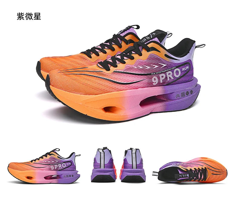 Scarpe Da Corsa Sportive Con Piastra In Carbonio Traspiranti Leggere Comfort Per Jogging Uomo Donna