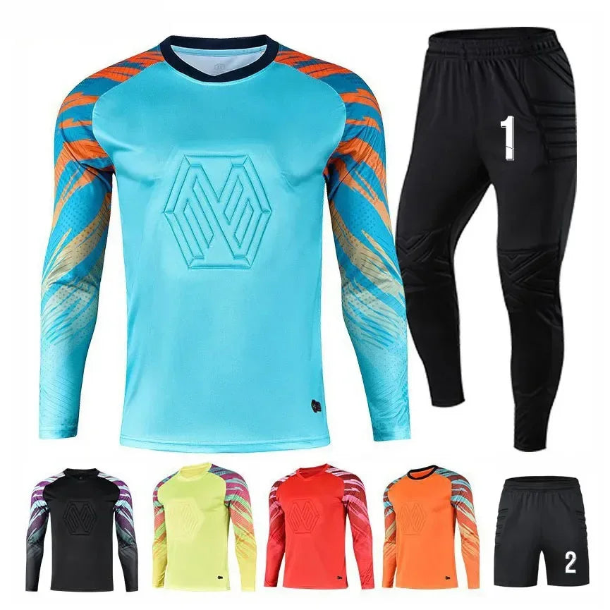 Maglie Da Portiere Da Calcio Per Bambini Adulti Personalizzate Tuta Portiere A Maniche Lunghe Uniforme Da Calcio