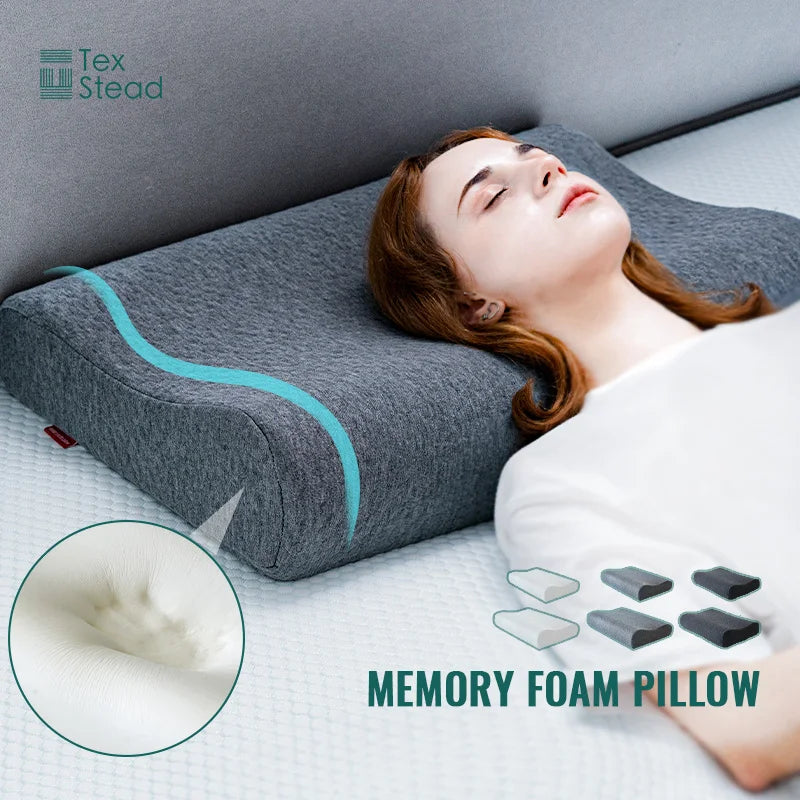Cuscino Ergonomico In Memory Foam Singolo Con Supporto Cervicale Per Letto Rinfrescante E Traspirante