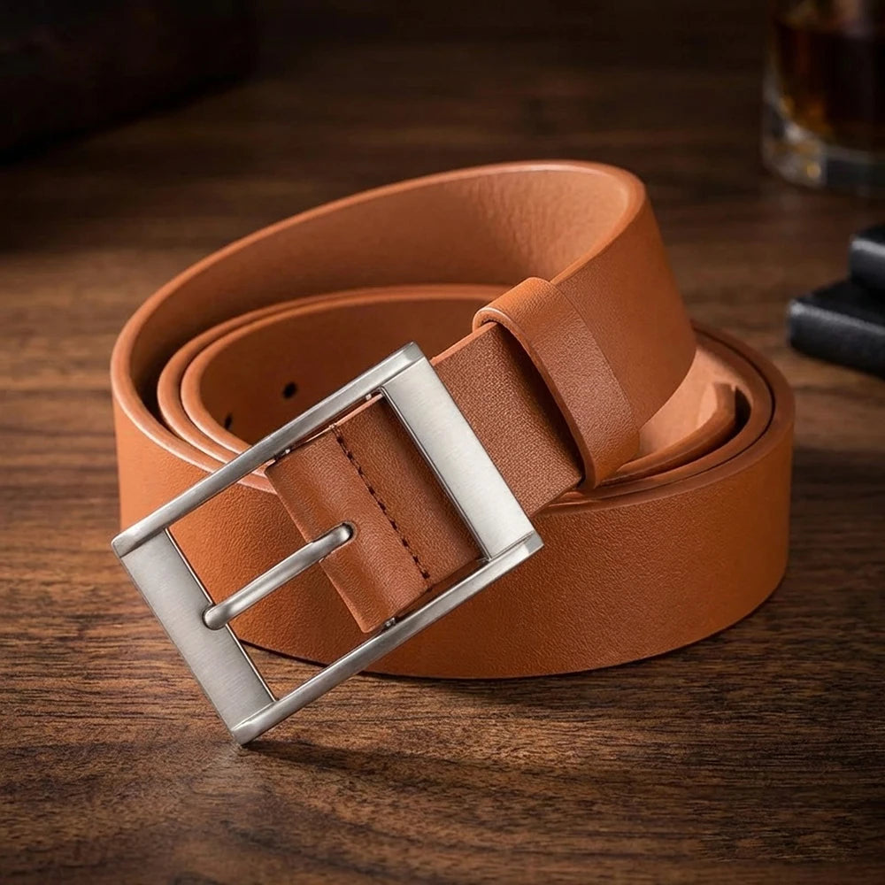 Set di Due Pezzi Portafoglio e Cintura da Uomo alla Moda Personalizzati per Abbigliamento Maschile Accessori Ingrosso
