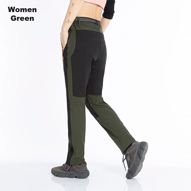 Pantaloni In Pile Invernali Da Donna Per Trekking Impermeabili Caldi Softshell All Aperto Antipioggia Antivento