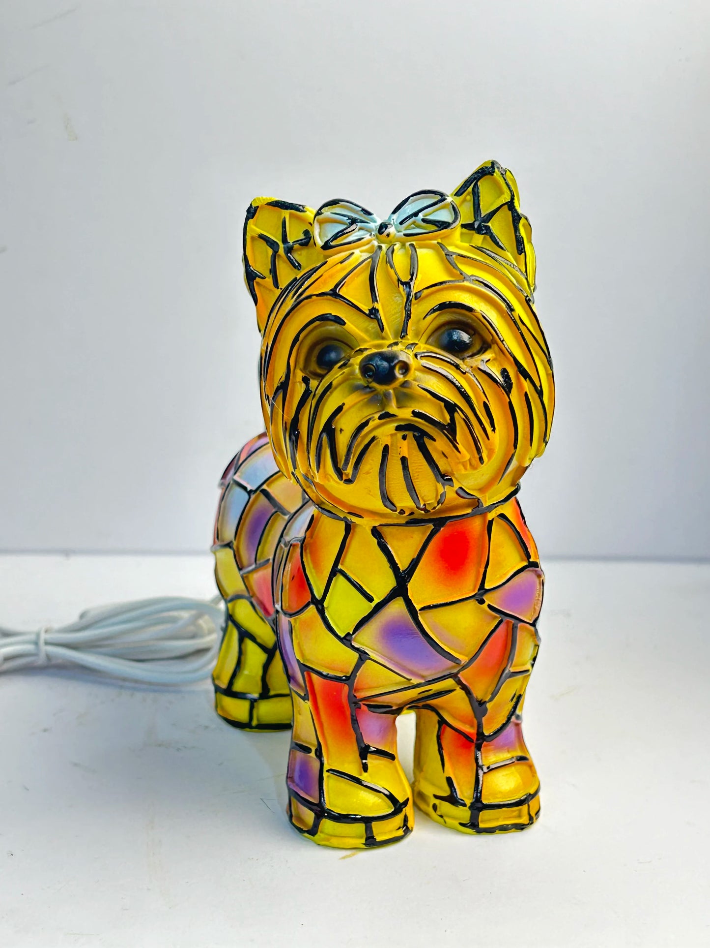 Divertimento Unico Artistico Carino A Forma Di Cane Ornamento Decorativo Luce Notturna Moderna Illuminazione Atmosferica