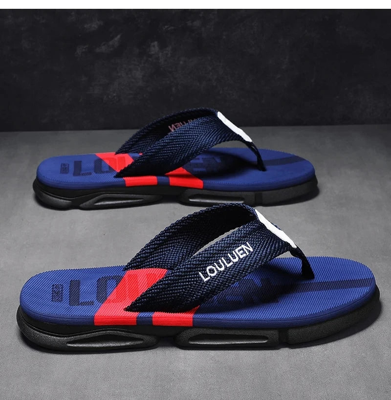 Infradito da Uomo di Moda Alta Qualità Pantofole da Spiaggia Antiscivolo Traspiranti Casual Estive