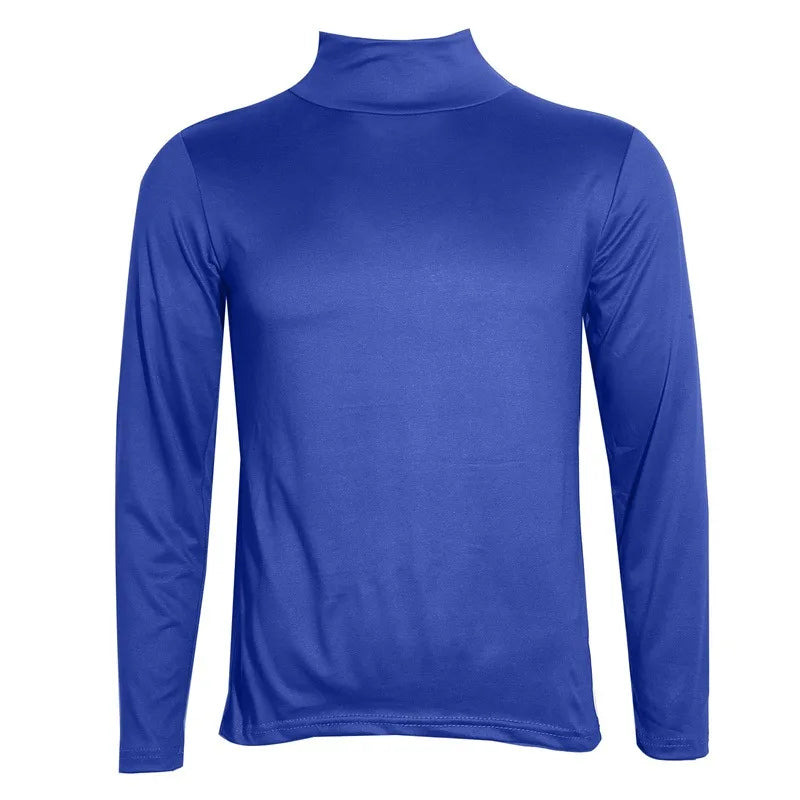 Uomo Dolcevita Autunno Inverno Slim Fit Collo Alto Alta Elasticità Manica Lunga Traspirante Maglieria Pullover
