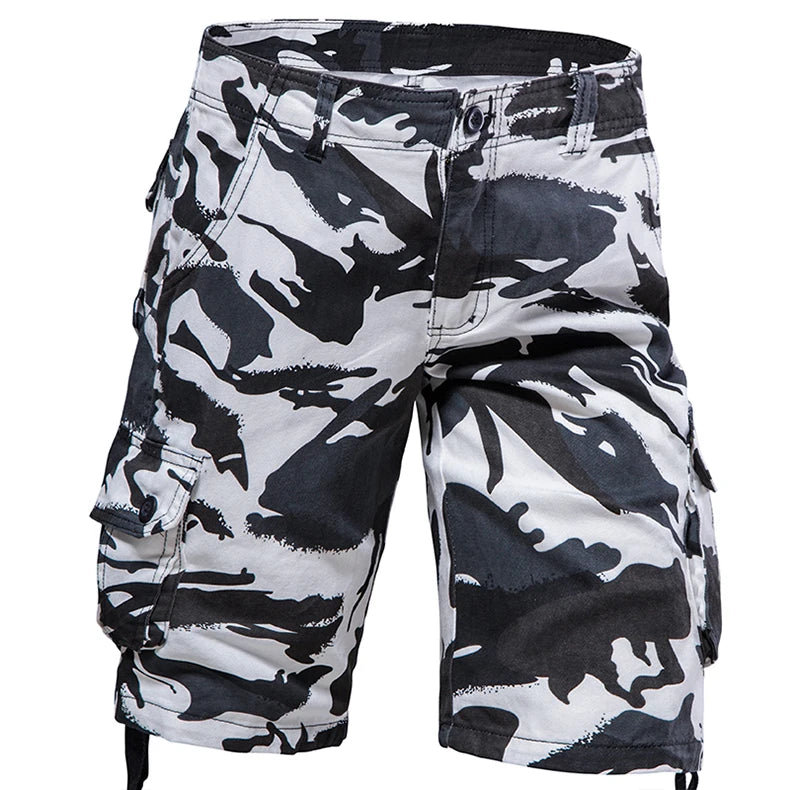 Pantaloncini Mimetici Da Uomo Traspiranti In Cotone Con Tasche Laterali Per Sport All Aperto Pantaloni Corti Estivi