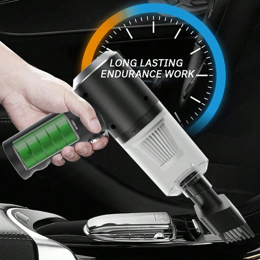 Aspirapolvere Senza Fili 120W Potente e Portatile per Casa e Auto Batteria Inclusa Leggero e Maneggevole