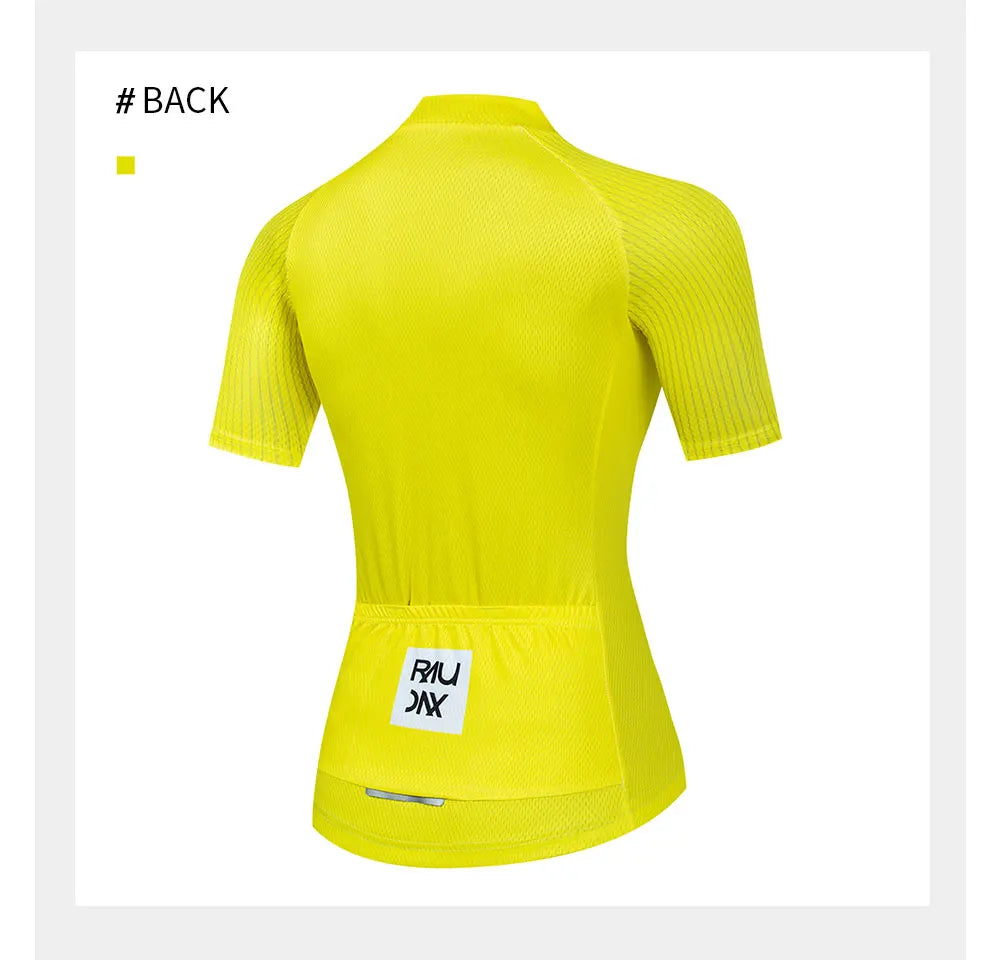 Maglie Ciclismo Donna Raudax 2026 Estive Traspiranti Abbigliamento MTB Maniche Corte Con Tasche
