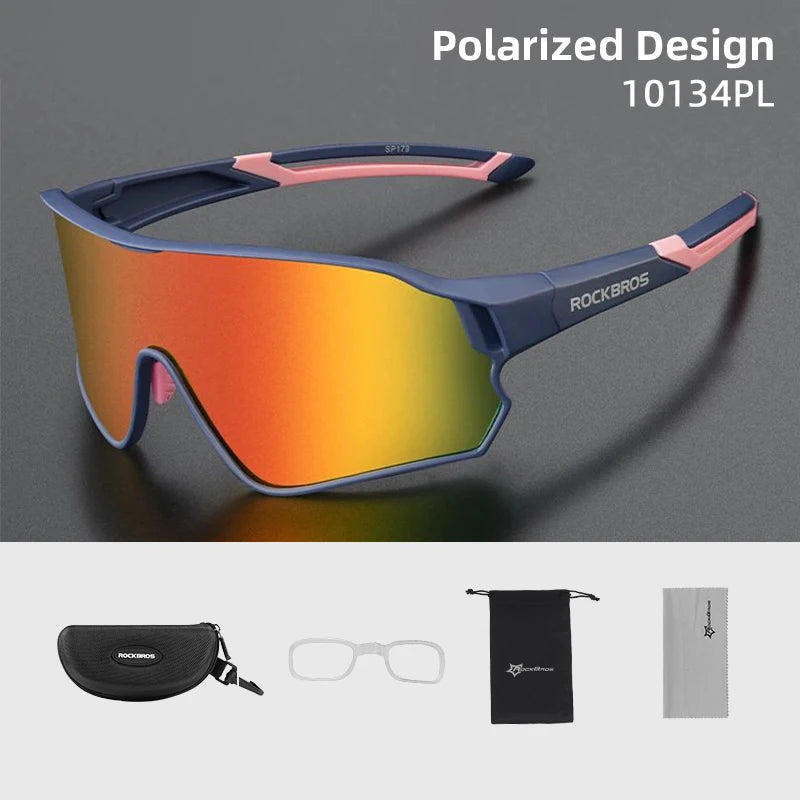 Occhiali Polarizzati Rockbros Da Sole UV400 Sport All Aperto Ciclismo Escursionismo Campeggio Golf