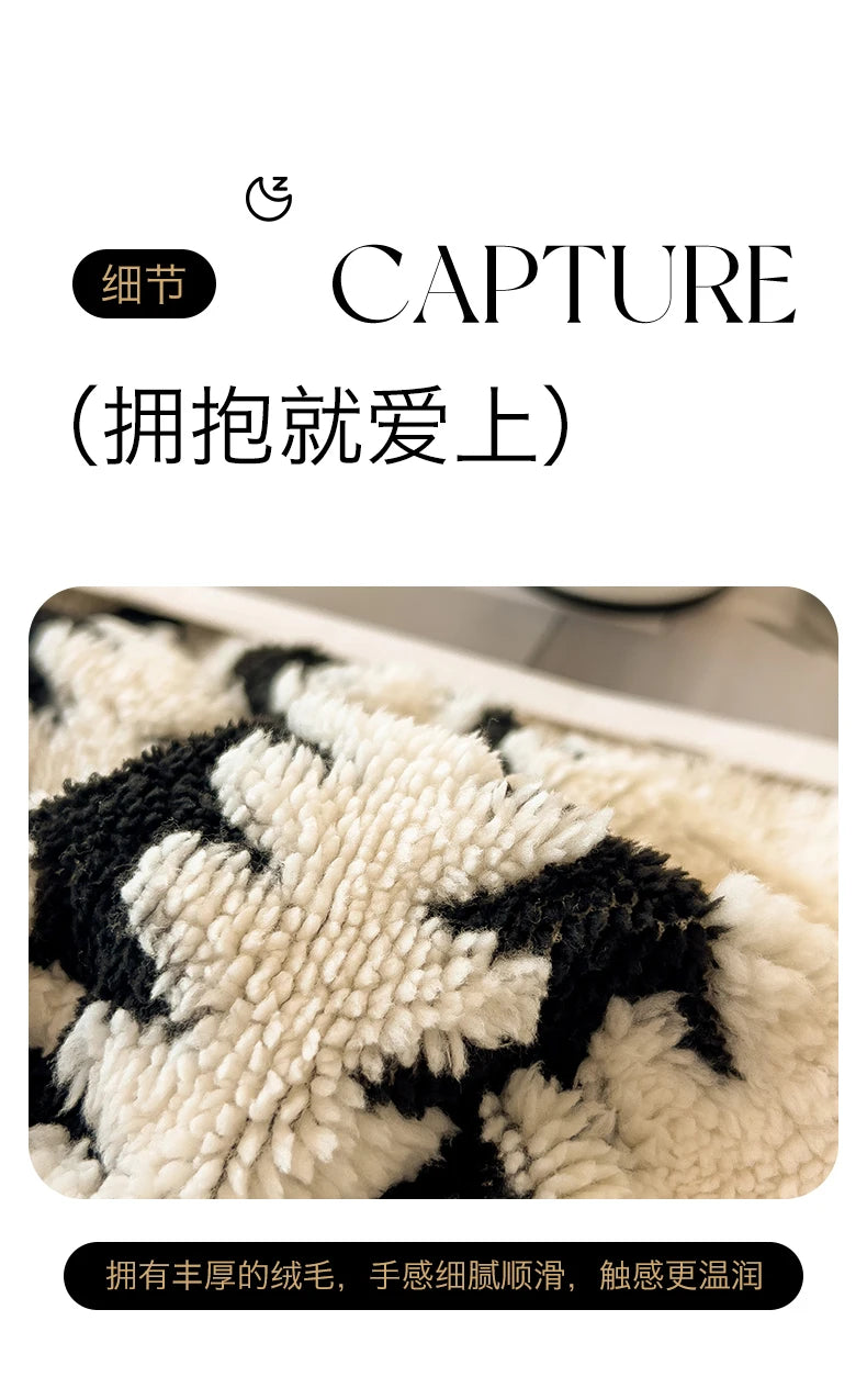 Coperta In Flanella Morbida Multifunzionale Queen Size Antistatica Portatile Per Pisolino Confortevole Delicata