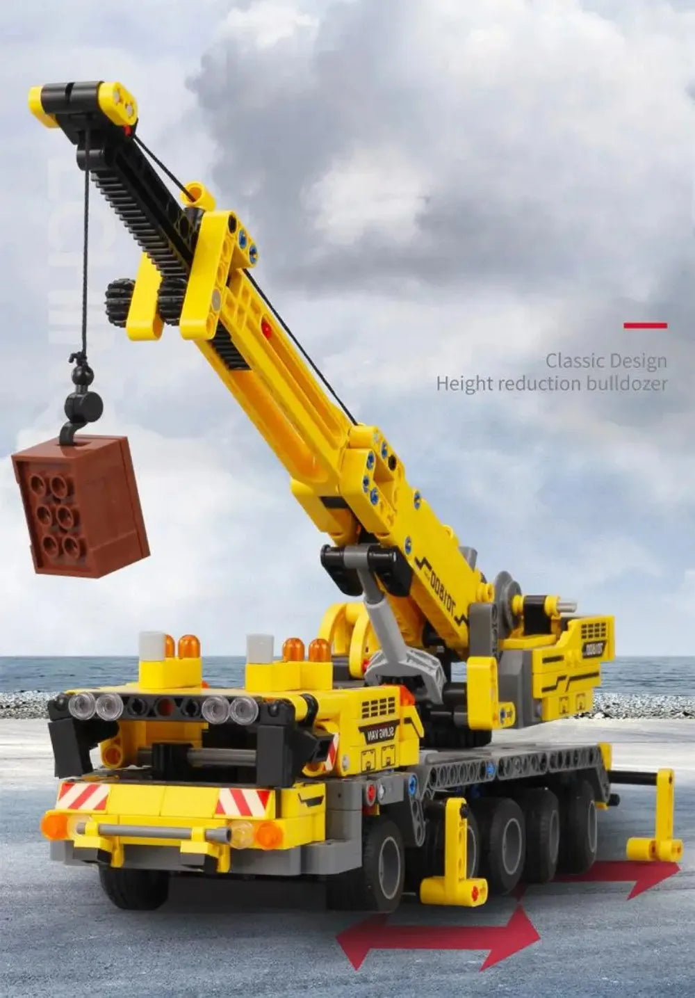 Set Costruzioni Multi Veicoli Caricabatteria Gru Camion Fai Da Te Blocchi Ingegneria Giocattolo Per Bambini