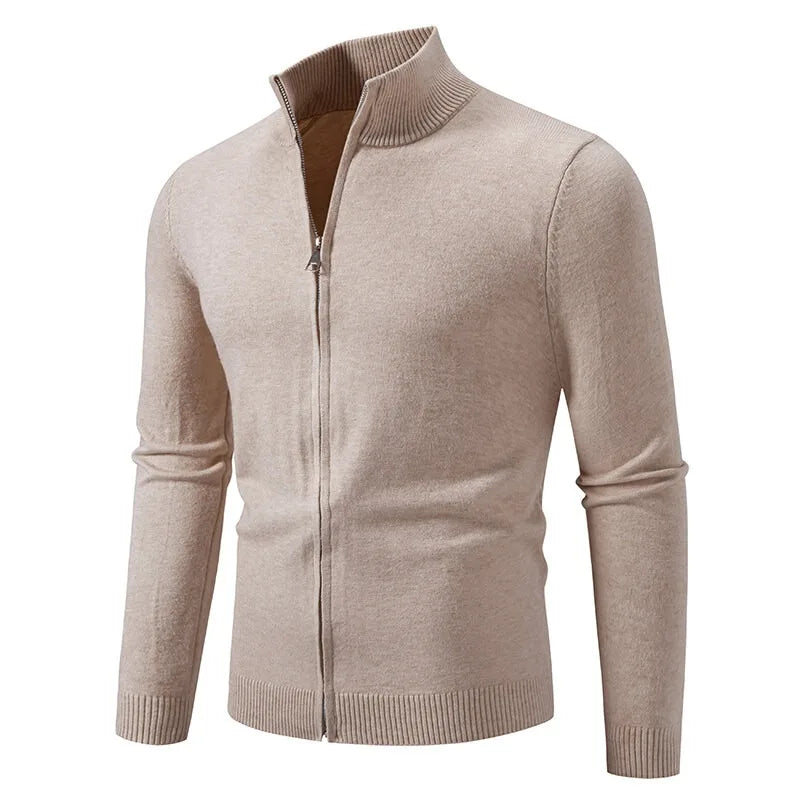 Cardigan Da Uomo Con Cerniera In Poliestere Caldo Animal Game Streetwear Per Look Moderno Autunno Inverno