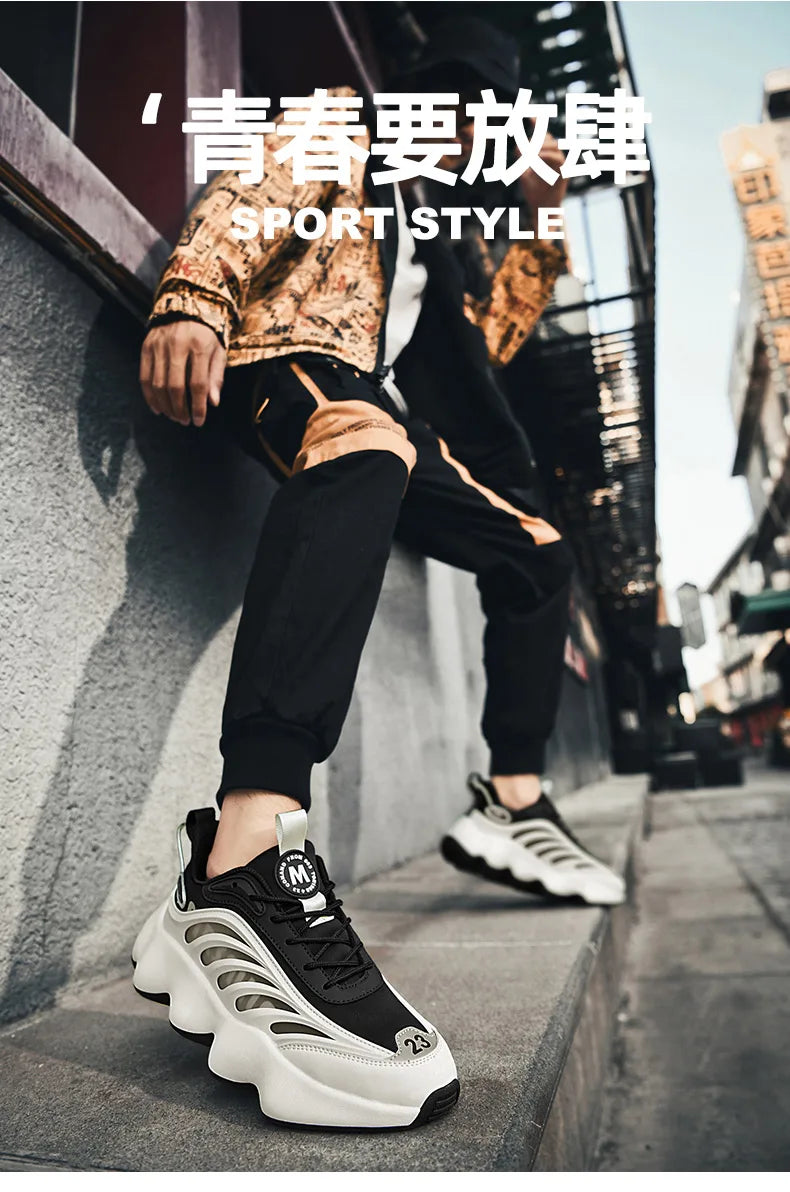 Scarpe Da Uomo Sneakers Casual Traspiranti Da Corsa Lusso Trainer Race Mocassini Moda