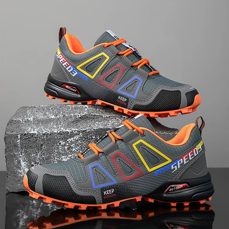 Scarpe Da Trekking Uomo Traspiranti In Rete Antiscivolo Per Terreni Misti All Aperto Resistente All Usura Esterni