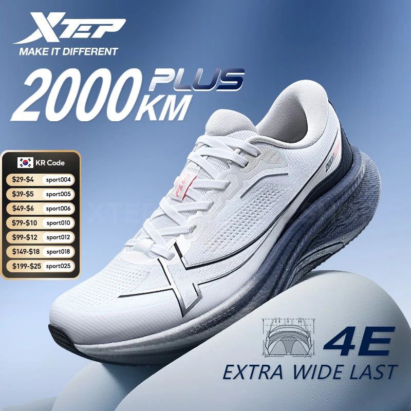 Xtep 2000 Km Plus Scarpe Da Corsa Uomo Leggere Antiscivolo Resistente All Usura 2025 Nuova Primavera