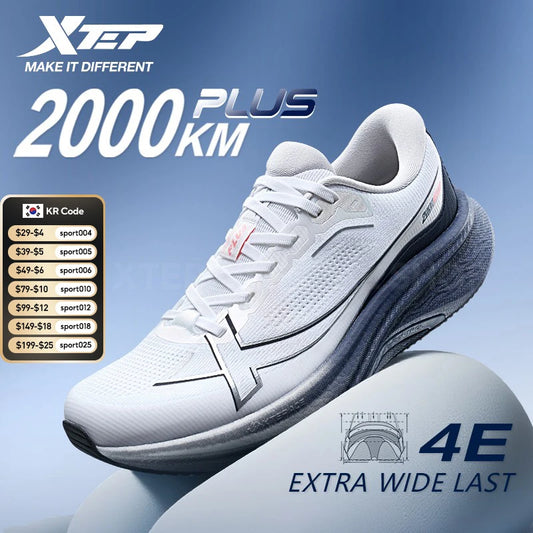 Xtep 2000 Km Plus Scarpe Da Corsa Uomo Leggere Antiscivolo Resistente All Usura 2025 Nuova Primavera