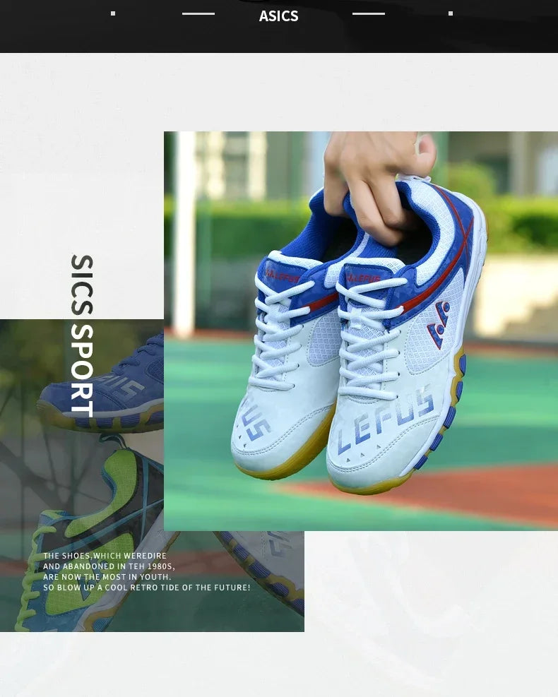 Scarpe Da Tennis Da Competizione Uomo Professionali Traspiranti Coppia Scarpe Da Ping Pong E Badminton