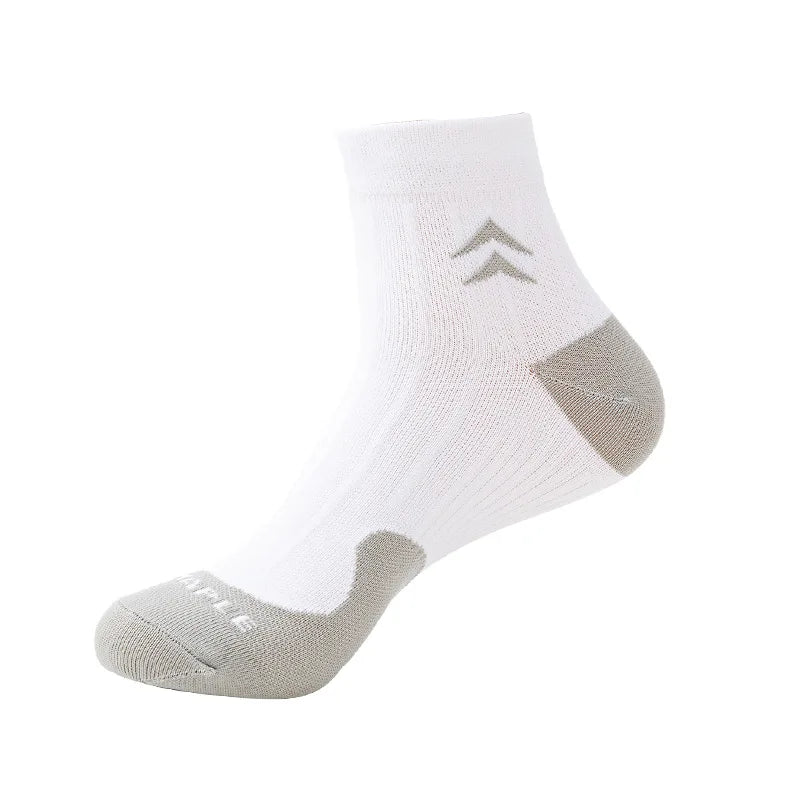 Calzini Sportivi Uomo Caviglia Alta Compressione Con Protezione Per Corsa Cotone Nylon Stile 41