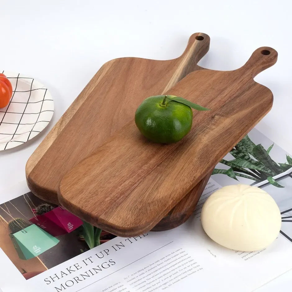 Tagliere In Legno Con Manico Per Cucina Uso Domestico Tagliere Per Formaggi Salumi Frutta E Pane In Legno Naturale