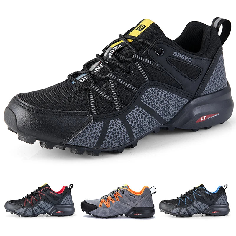 Scarpe sportive da trekking da uomo Stivali da allenamento per escursionismo impermeabili all'aperto Scarpe tattiche da caccia comode e resistenti all'usura da uomo