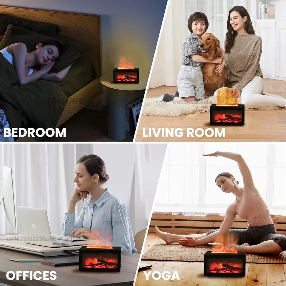 Umidificatore Aroma Diffusore Oli Essenziali Mini Umidificatore Domestico Con LED Notte Per Aromaterapia