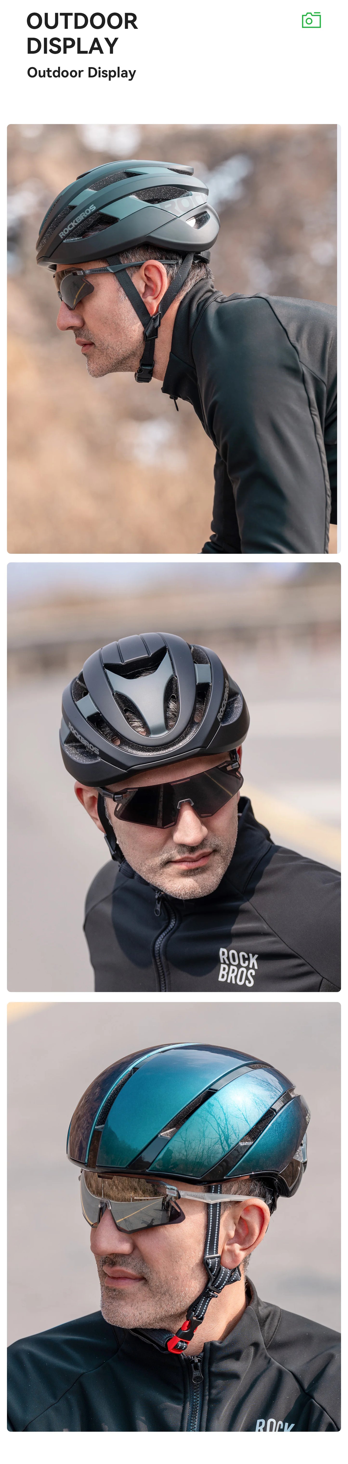 Occhiali Da Ciclismo Fotocromatici RockBros Da Uomo Per MTB E Strada Occhiali Da Sole Protettivi