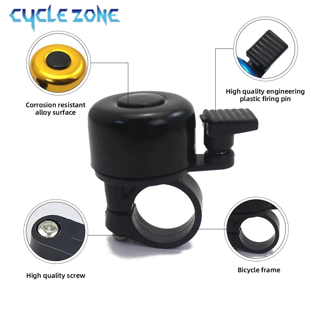 Campanello Per Bicicletta MTB Anello Manubrio In Alluminio Avvertimento Sicurezza Ciclismo Montagna Accessori Clacson