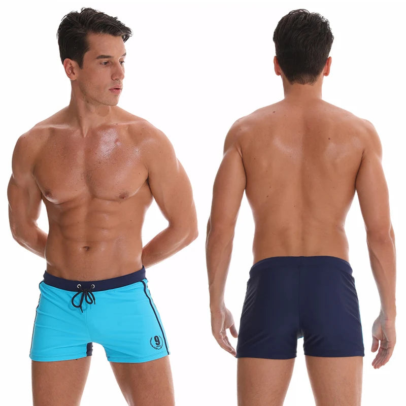Datifer 2025 Costume da Bagno Uomo Bikini in Nylon Spandex Aderente Monocromatico Comfort