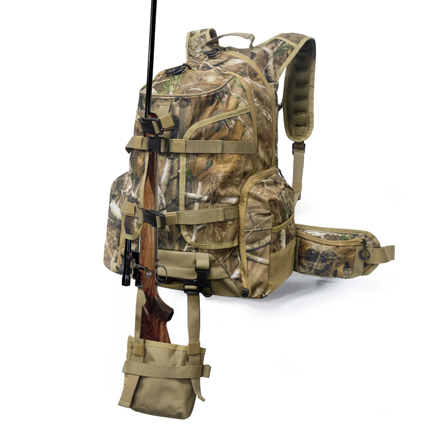WestTune Zaino Tattico Da Uomo Impermeabile 35 Litri Per Caccia Campeggio All Aperto Zaino Per Fucile Arco Pistola