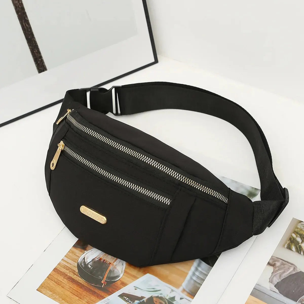 Marsupio Sportivo Da Donna Multistrato In Nylon Per Attività All Aperto Borsa A Tracolla Da Petto Per Telefono