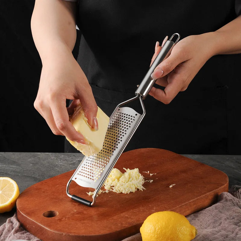 Manico Per Tubo In Acciaio Inossidabile 304 Grattugia Formaggio Limone Da Cucina Gadget