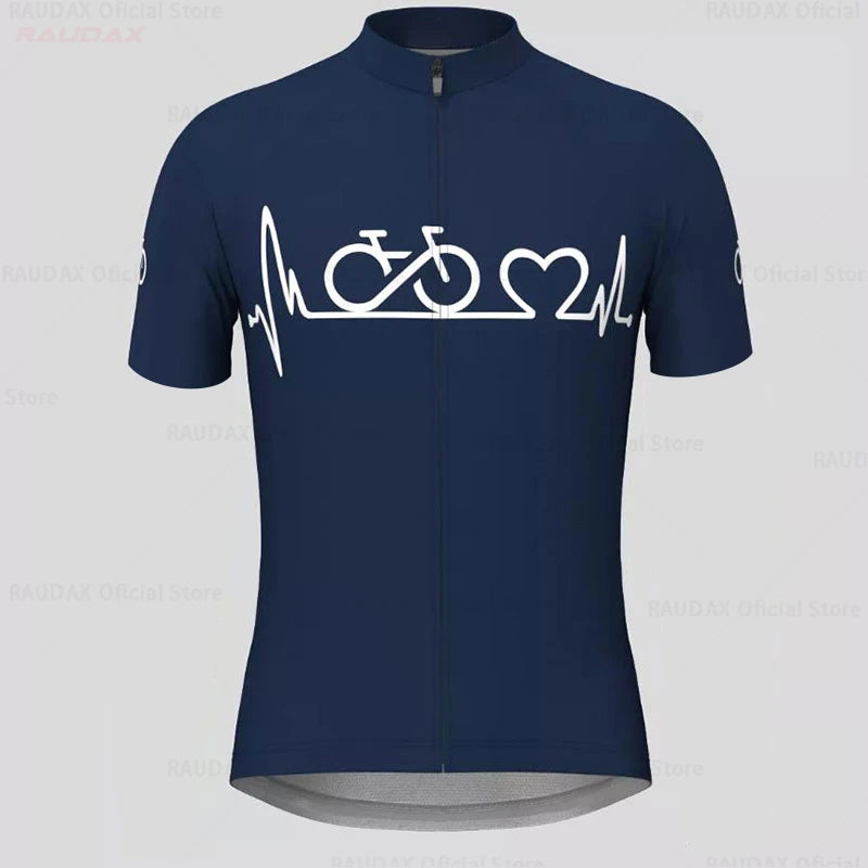 Abbigliamento Da Ciclismo Estivo Per Uomo Kit MTB Maglia Da Ciclismo A Maniche Corte Traspirante Per Bici Da Strada