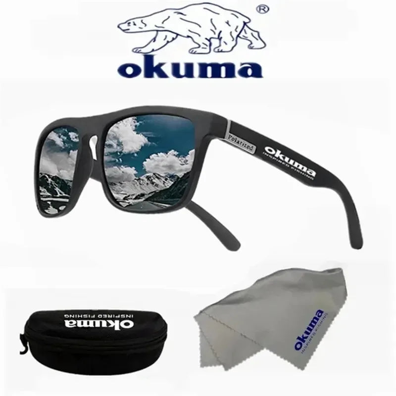 Occhiali Da Sole Polarizzati Okuma UV400 Anti Luce Forte Abbagliamento Per Ciclismo Guida Pesca