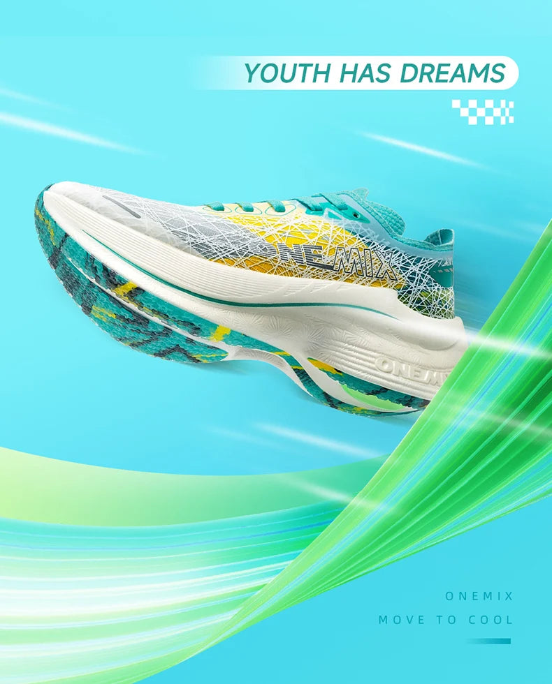 Onemix Marathon Scarpe Da Corsa Con Piastra In Carbonio Ultraleggere Tecnologia Di Rimbalzo Sneakers Da Uomo All Aperto