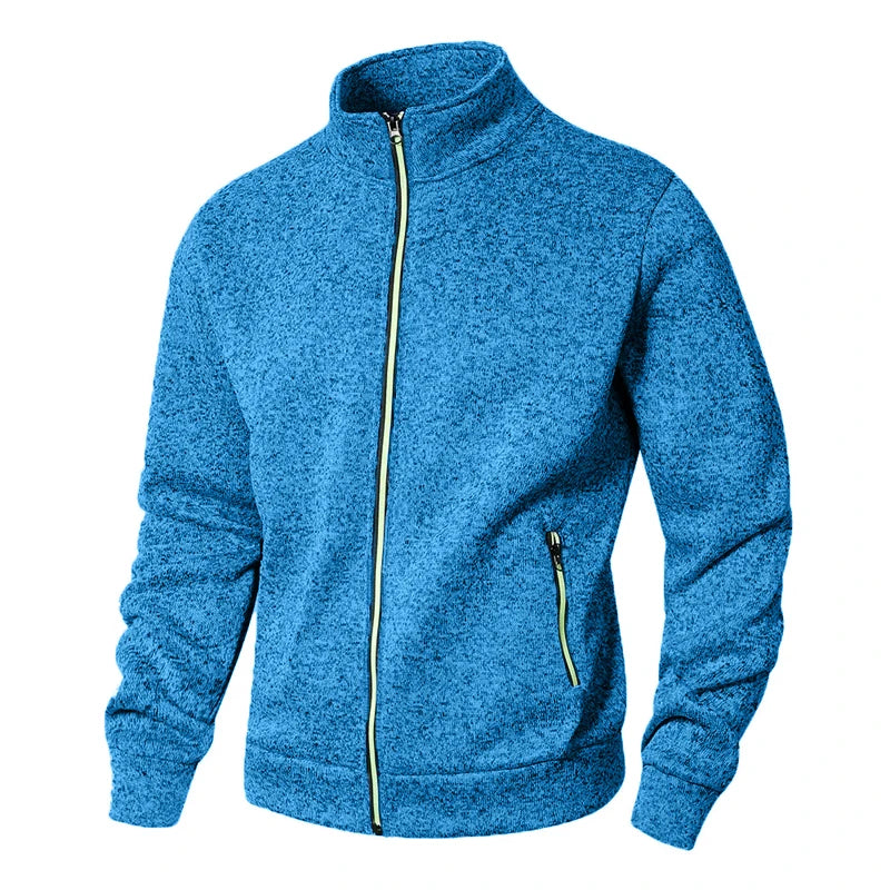 Felpe Da Uomo Autunnali Con Cerniera Cardigan Cappotti Manica Lunga Da Esterno Streetwear Dolcevita Oversize Caldo