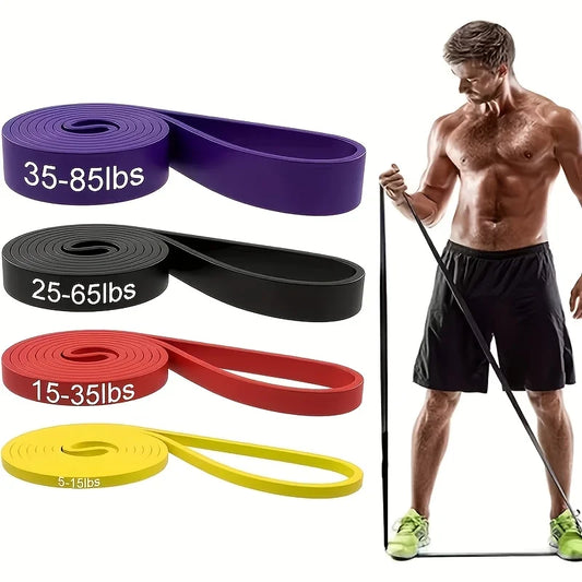 1 fascia per esercizi ad alta elasticità per carichi pesanti | Design impilabile, livelli di resistenza multipli per palestra domestica, pilates, ideale per principianti