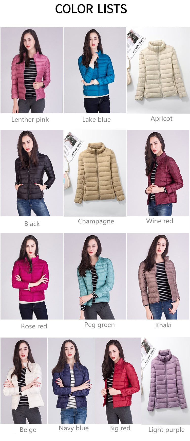 Cappotto Imbottito Femminile Ultraleggero Ripiegabile Collo Alla Coreana Slim Fit Da Ufficio 2023 Nuovi Arrivi
