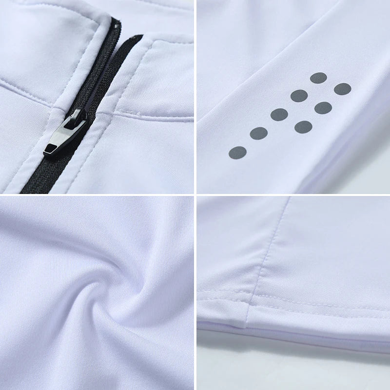 Maglia Da Fitness Da Uomo A Maniche Lunghe Per Corsa Palestra Sportiva Compression Rashguard Attillata