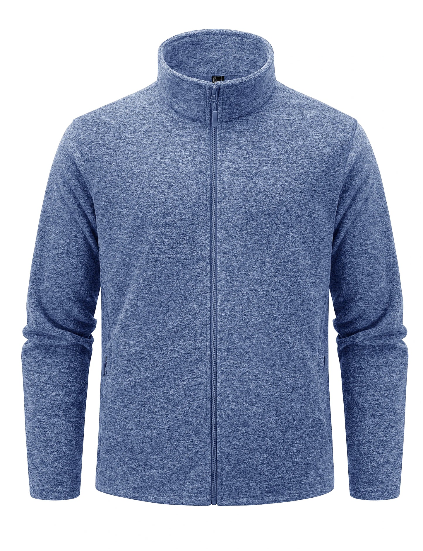 Giacche In Pile Leggere Uomo Con Colletto Alla Coreana Zip Intera Primaverile Sportiva Con Tasche Capispalla